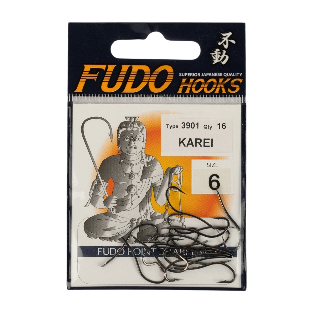 Крючок FUDO KAREI №6 Type 3901 Oty 16. Фото №1