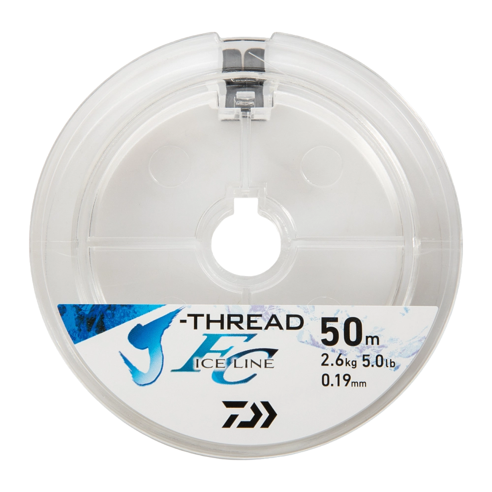 Леска Daiwa J-THREAD FC ICE LINE 0.19mm-50m. Фото №1