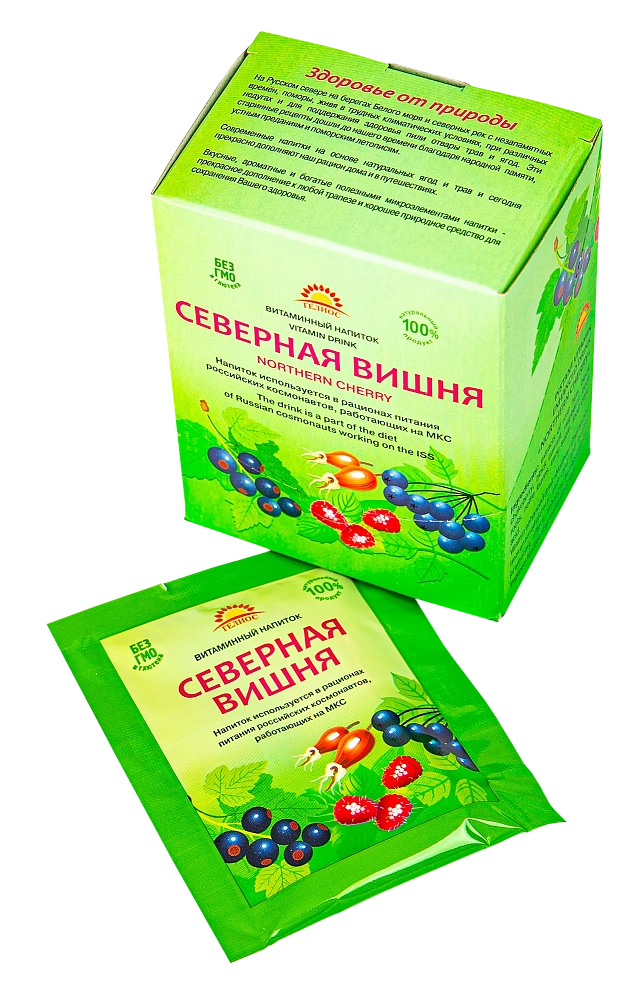 Напиток витаминный ГЕЛИОС Космический "Северная вишня" натуральный. Фото №1 Напиток витаминный ГЕЛИОС Космический "Северная вишня" натуральный. Фото №1