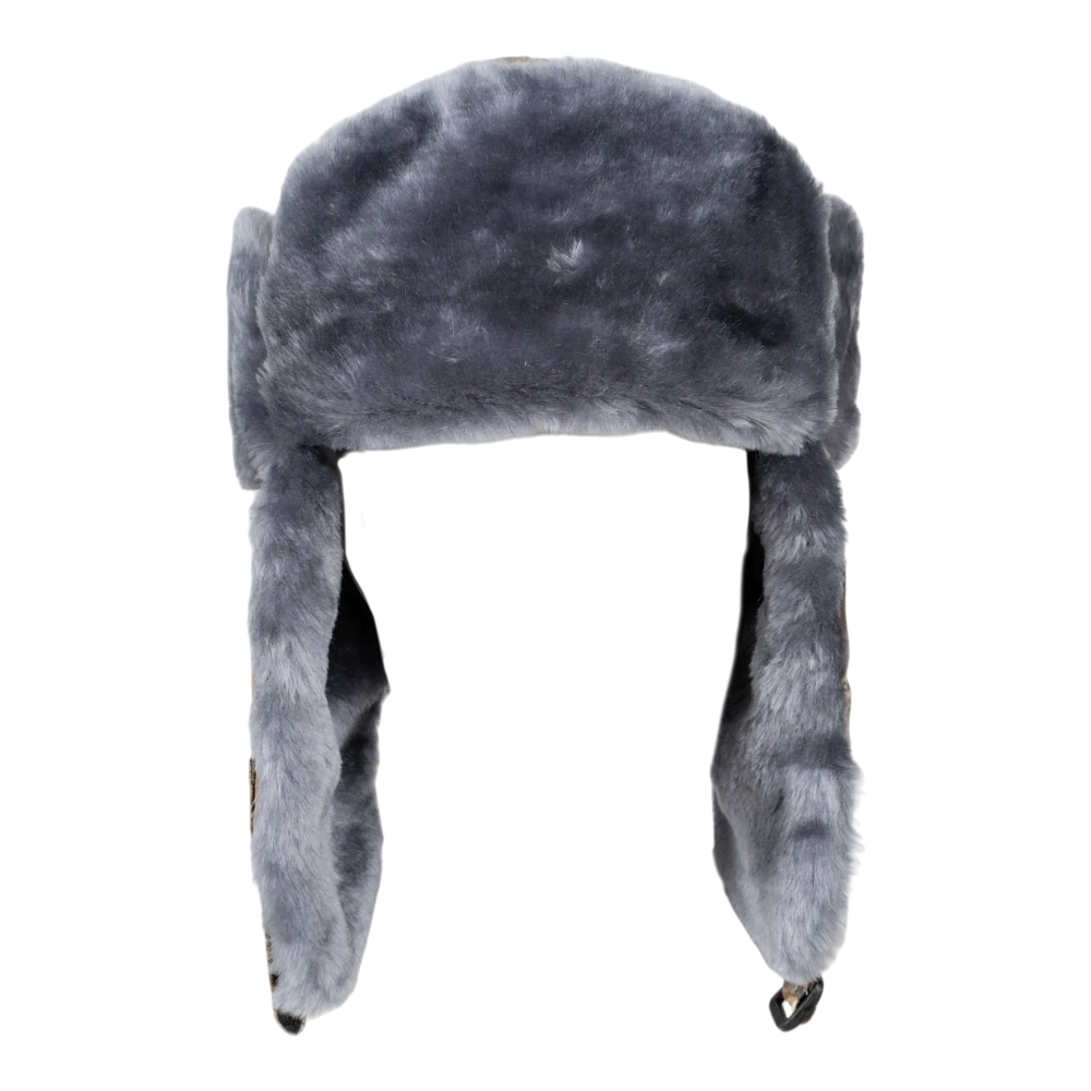 Шапка ушанка утепленная Ангара / смесовая ткань / тросник-2 ((59-60)). Фото №2