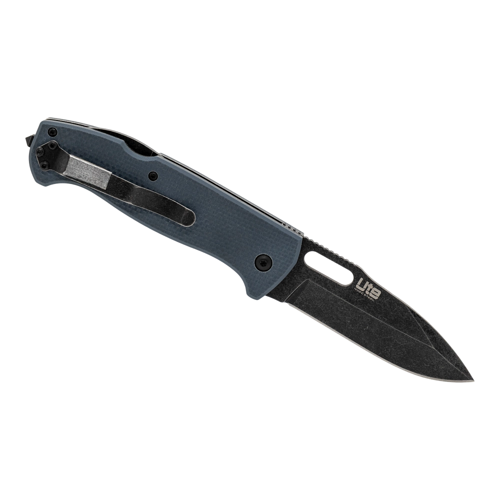 Нож Kizlyar Supreme Ute 440C bw G10-gyh (BlackWash, G10 Grey Handle). Фото №2 Нож Kizlyar Supreme Ute 440C bw G10-gyh (BlackWash, G10 Grey Handle). Фото №2