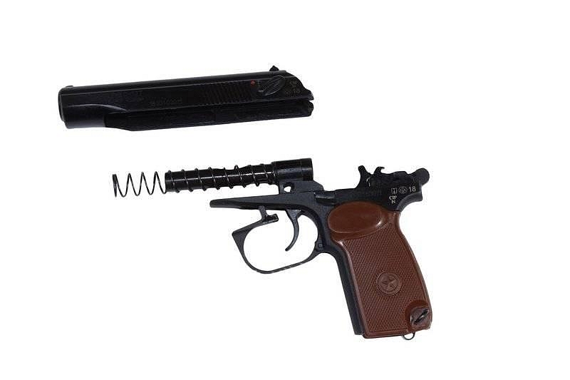 Пистолет ООП МР-80-13Т калибр 45 Rubber (без дополнительного магазина). Фото №11
