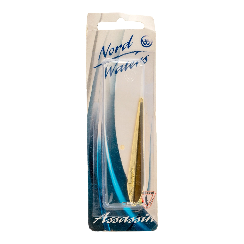 Блесна Северные мастерские Assassin 70мм, 9гр, цвет (GL) тройник. Фото №1