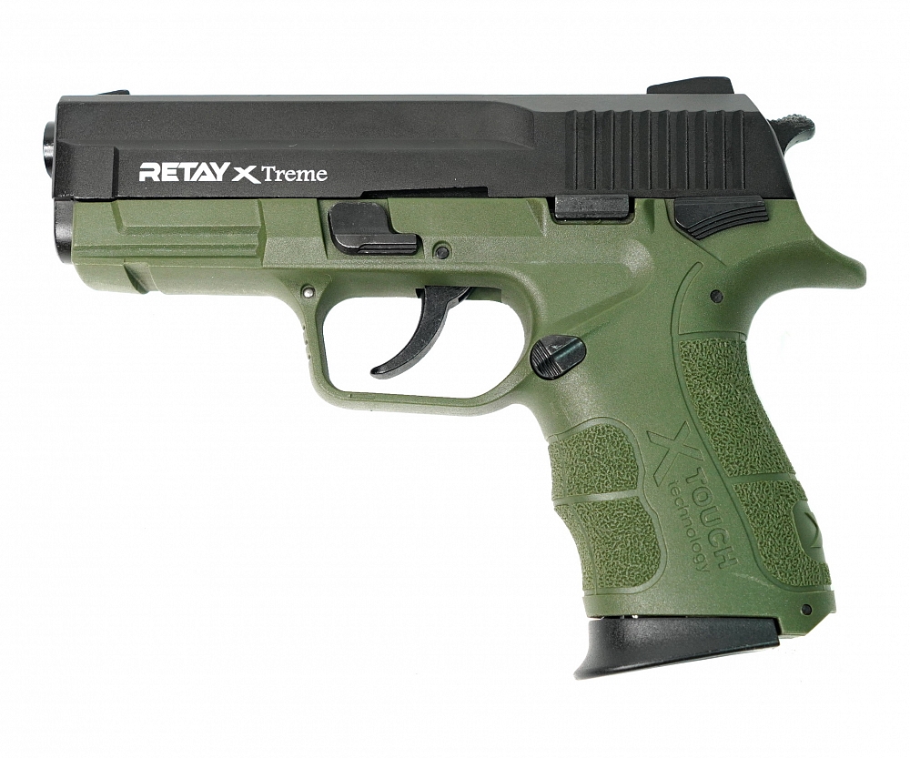 Пистолет охолощенный RETAY XTREME, Green, калибр 9mm. P.A.K. Фото №2