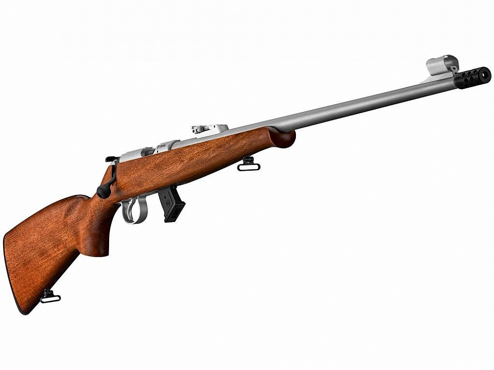 Карабин CZ 455 Stainless калибр 22 LR, 10-зарядный магазин, LONG STILL 1/2x20 UNF. Фото №4