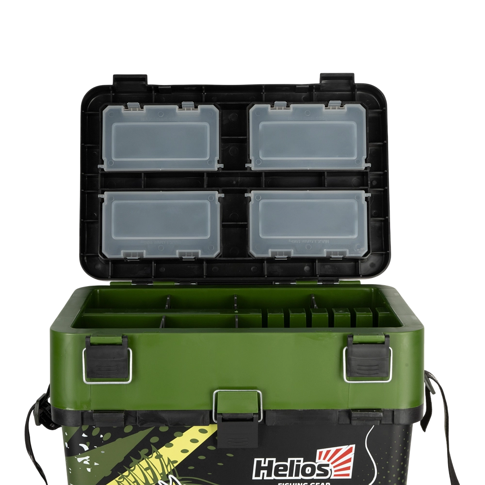 Ящик рыболовный зимний Zander, хаки (HS-IML-19-H) Helios. Фото №4