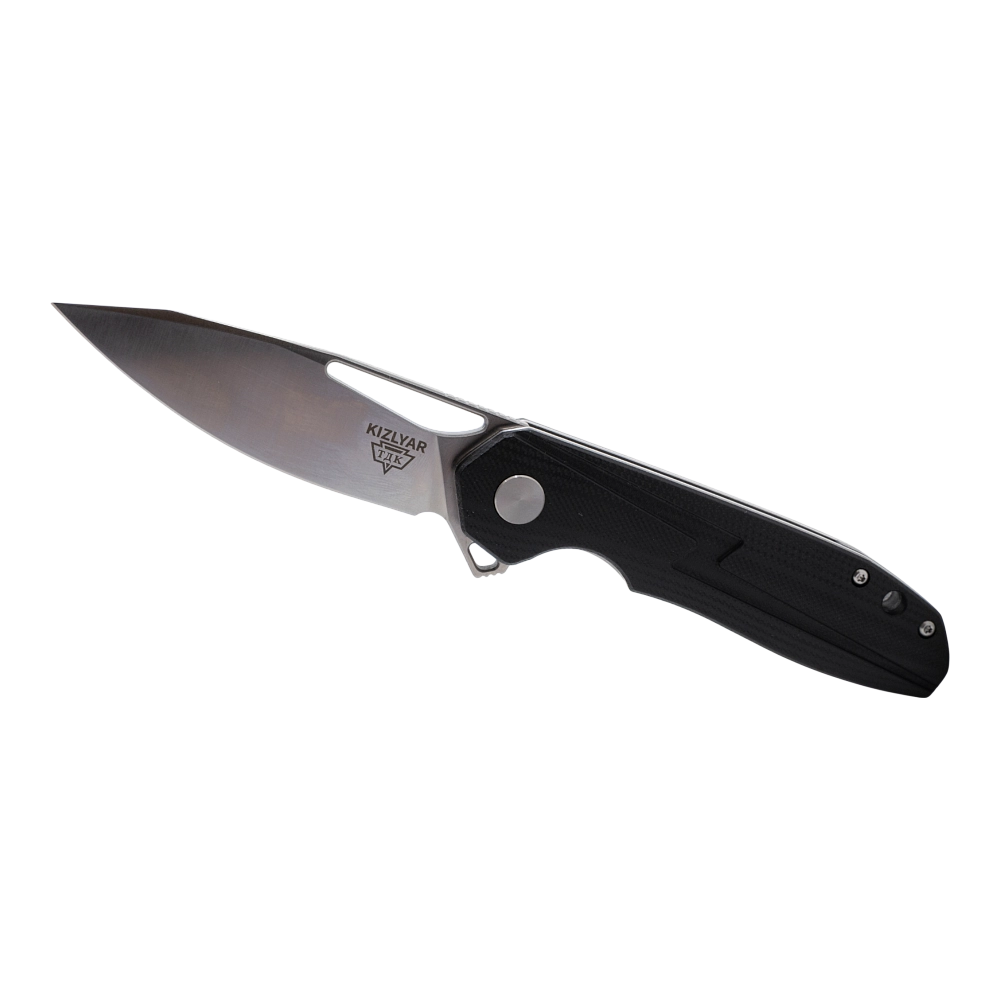 Нож складной Кизляр ZOV, клинок D2, рукоять G10, черный . Фото №1 Нож складной Кизляр ZOV, клинок D2, рукоять G10, черный . Фото №1