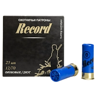 Патрон "Рекорд " бесконтейнерный увеличенная осыпь 12/70 №0 32 гр. NEW (пачка 25 шт, короб., 250)