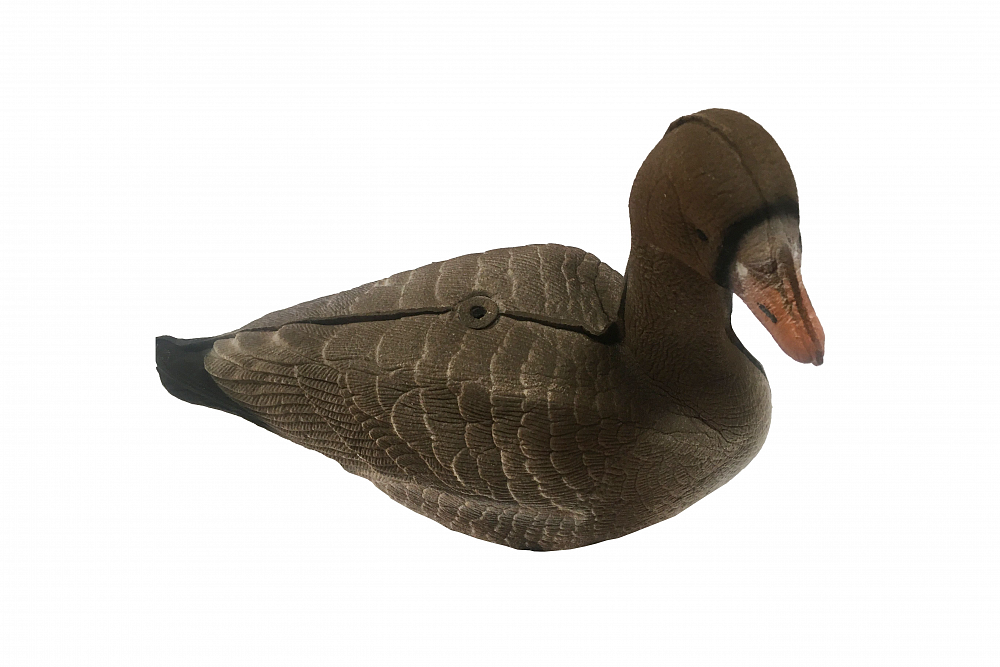 Чучело гусь белолобый сторожевой Флокированный (цвет UVB1). Фото №1