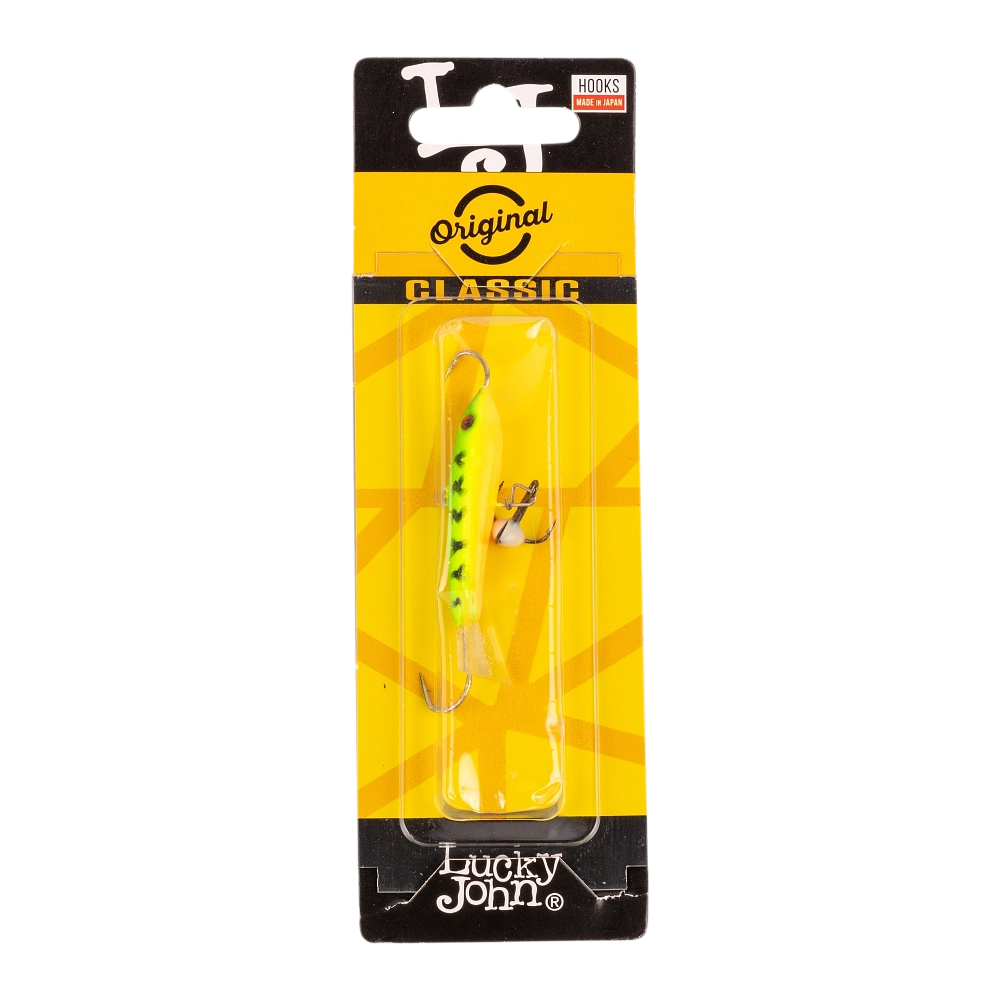 Балансир Lucky John CLASSIC 50мм, 13гр, цвет (20) с тройником. Фото №1