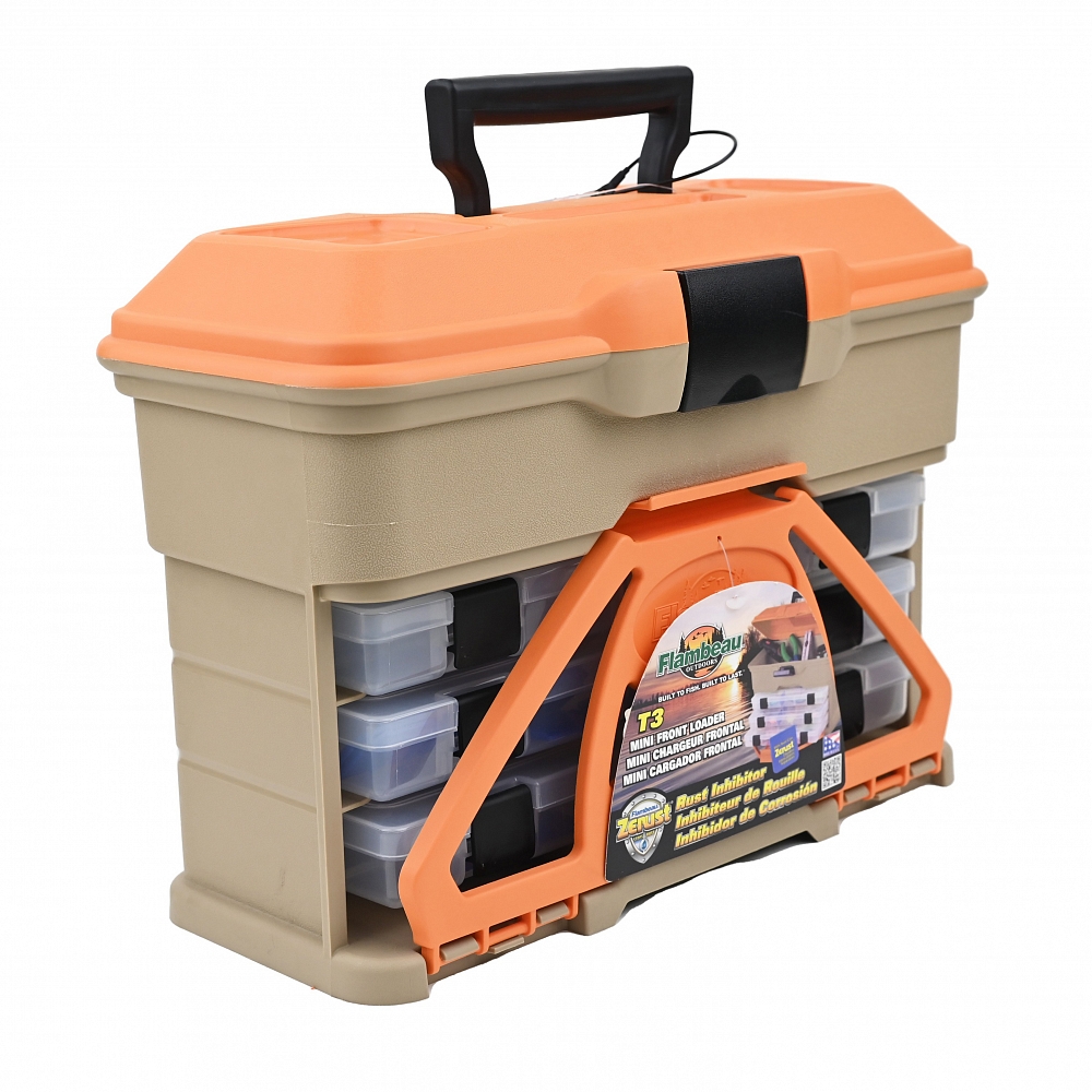 Ящик рыболовный пластиковый Flambeau T3 MINI FRONTALOADER ZERUST. Фото №3