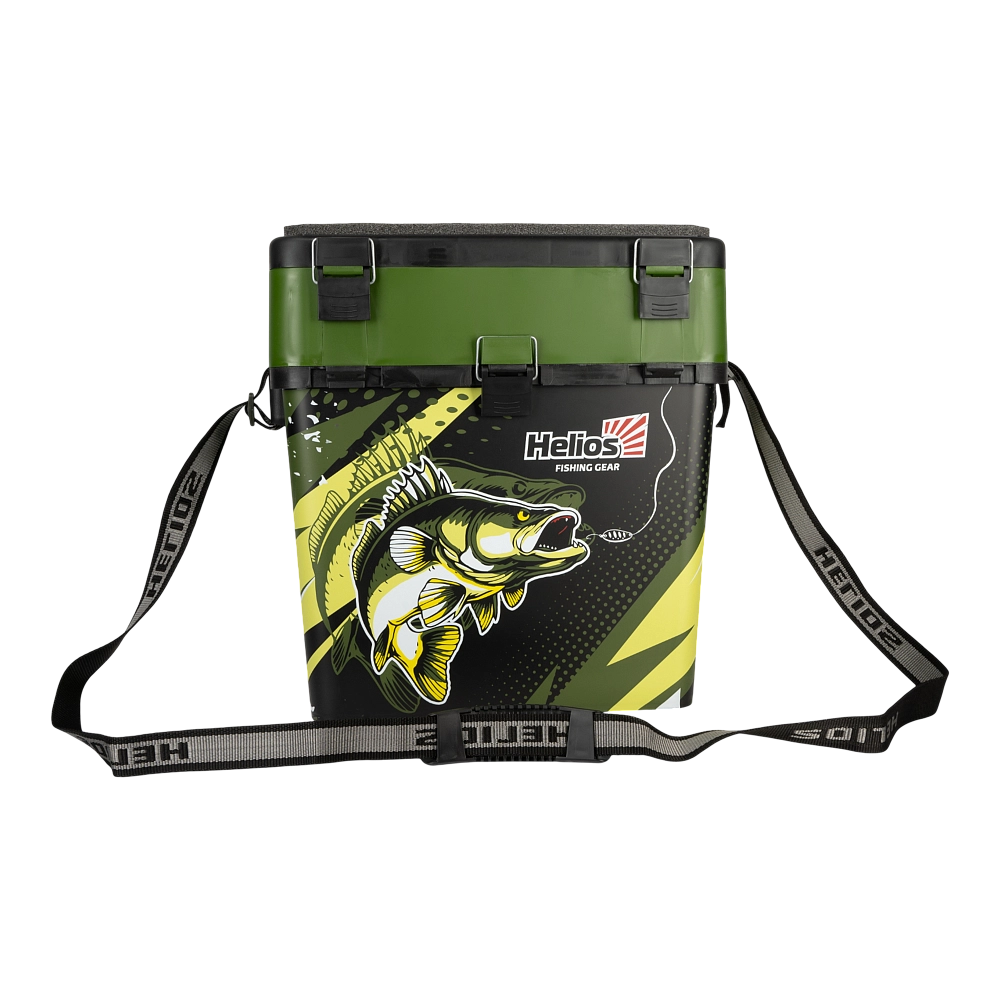 Ящик рыболовный зимний Zander, хаки (HS-IML-19-H) Helios. Фото №1