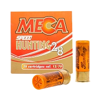 Патрон Meca Speed Hunting 12/70 №7 28 гр. (в пачке 25 шт/короб 250)