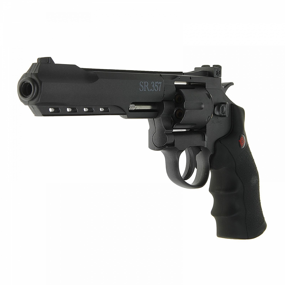 Револьвер пневматический Crosman SR357 Black, калибр 4,5мм. Фото №4