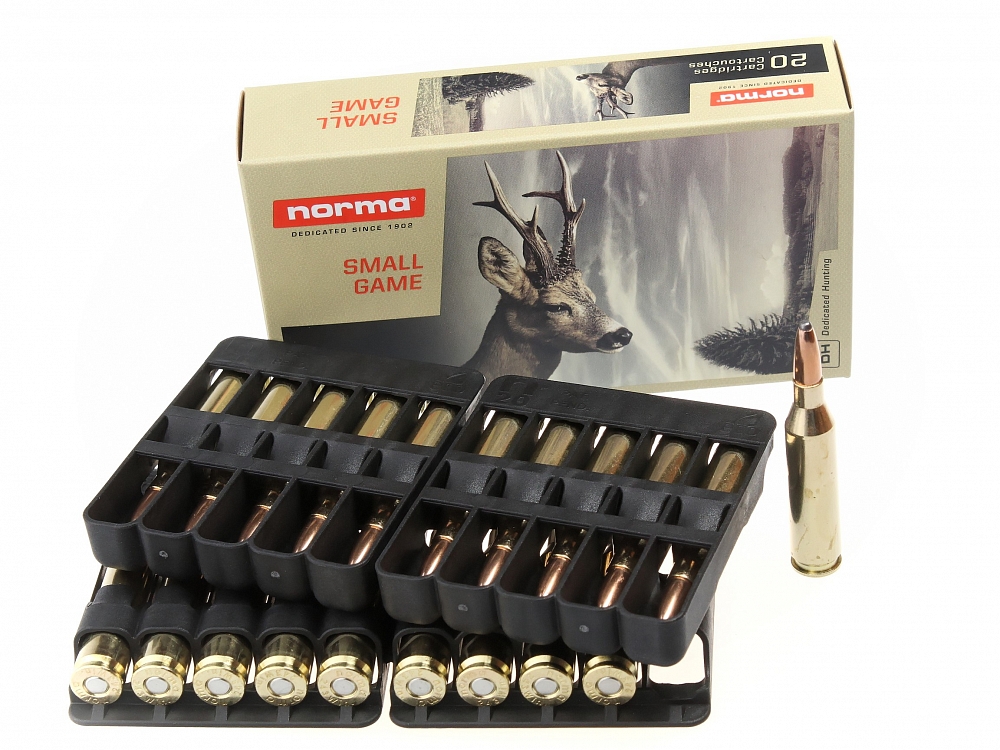 Патрон нарезной NORMA калибр 243 WIN Soft Point 6,5 гр. 100 grn. (в пачке 20 шт.). Фото №2 Патрон нарезной NORMA калибр 243 WIN Soft Point 6,5 гр. 100 grn. (в пачке 20 шт.). Фото №2
