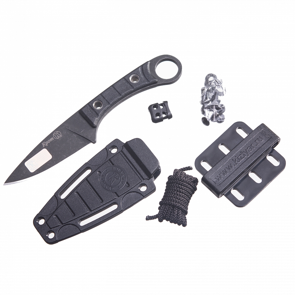 Нож Крот черный, пластик, без гарды, пластик. Фото №3 Нож Крот черный, пластик, без гарды, пластик. Фото №3