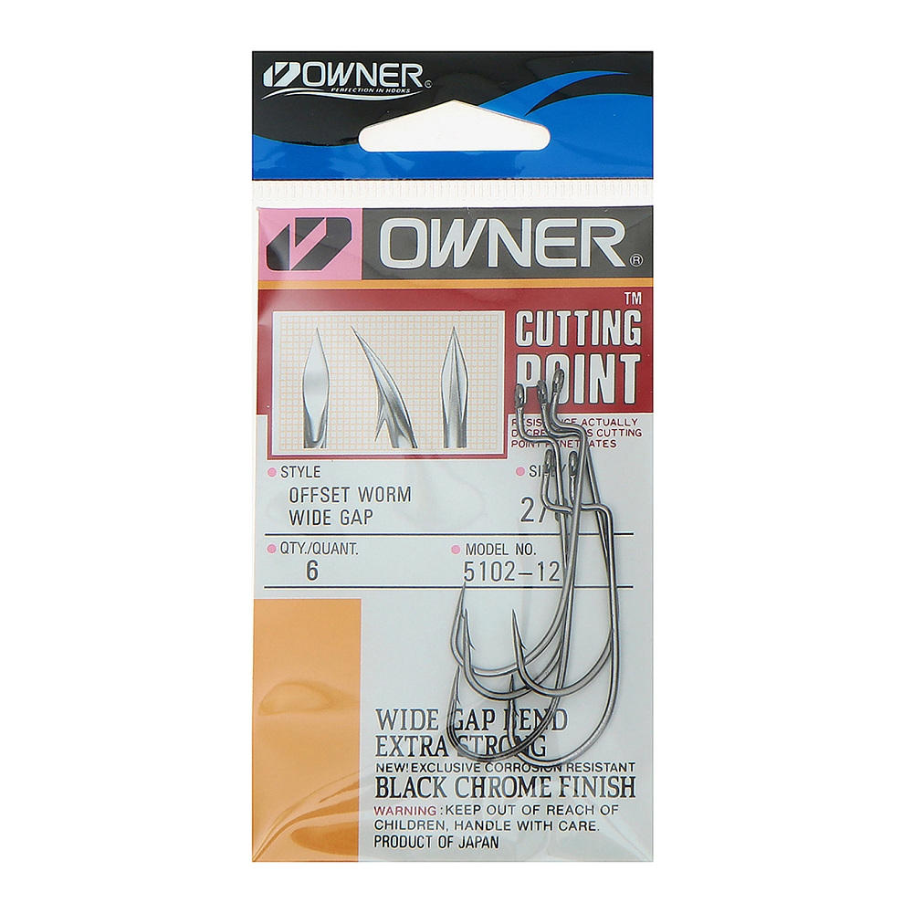 Крючок Owner №5102BC №2/0 (6шт.) . Фото №2