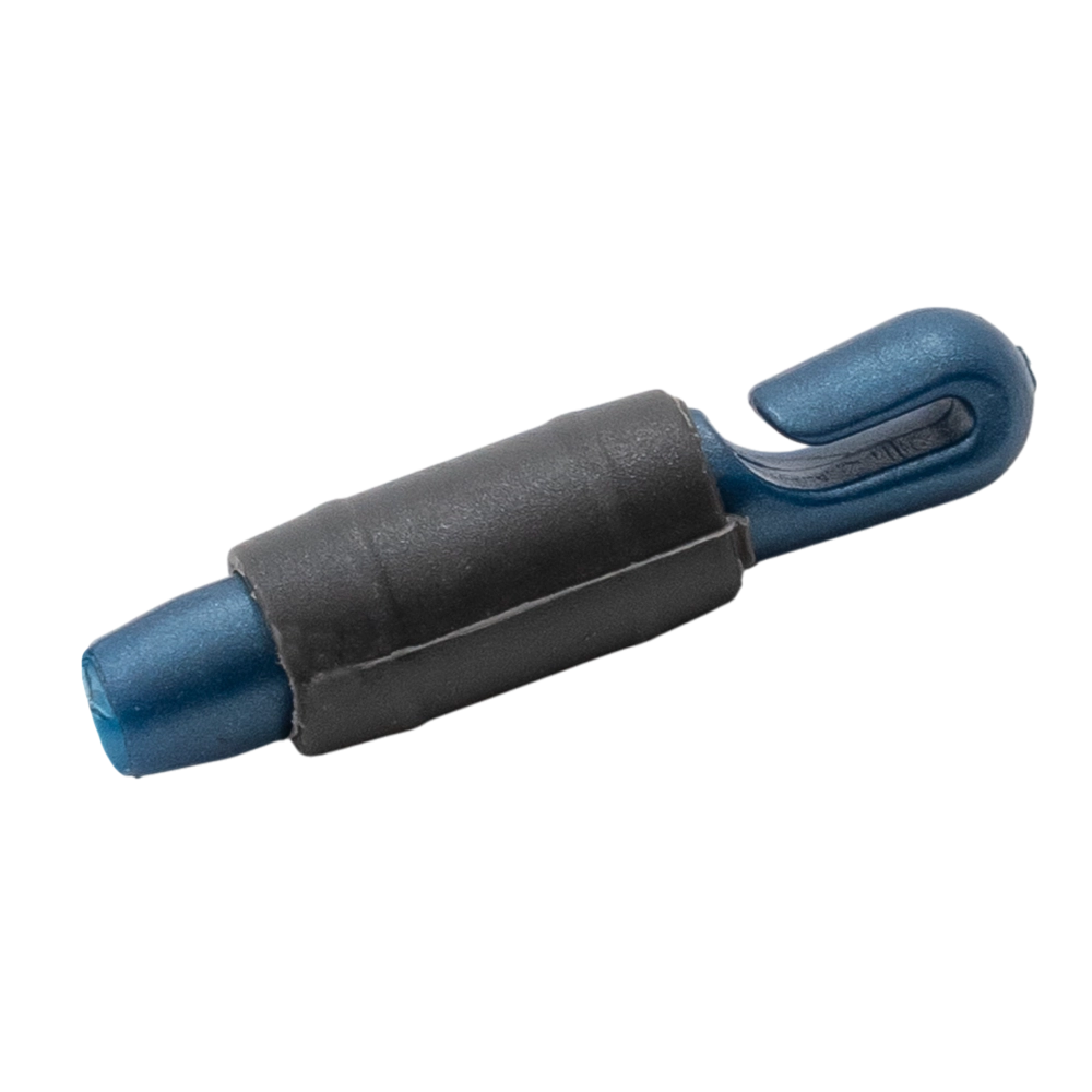 Коннектор серо-синий перламутр  d1,2мм (10шт) (Три кита). Фото №3