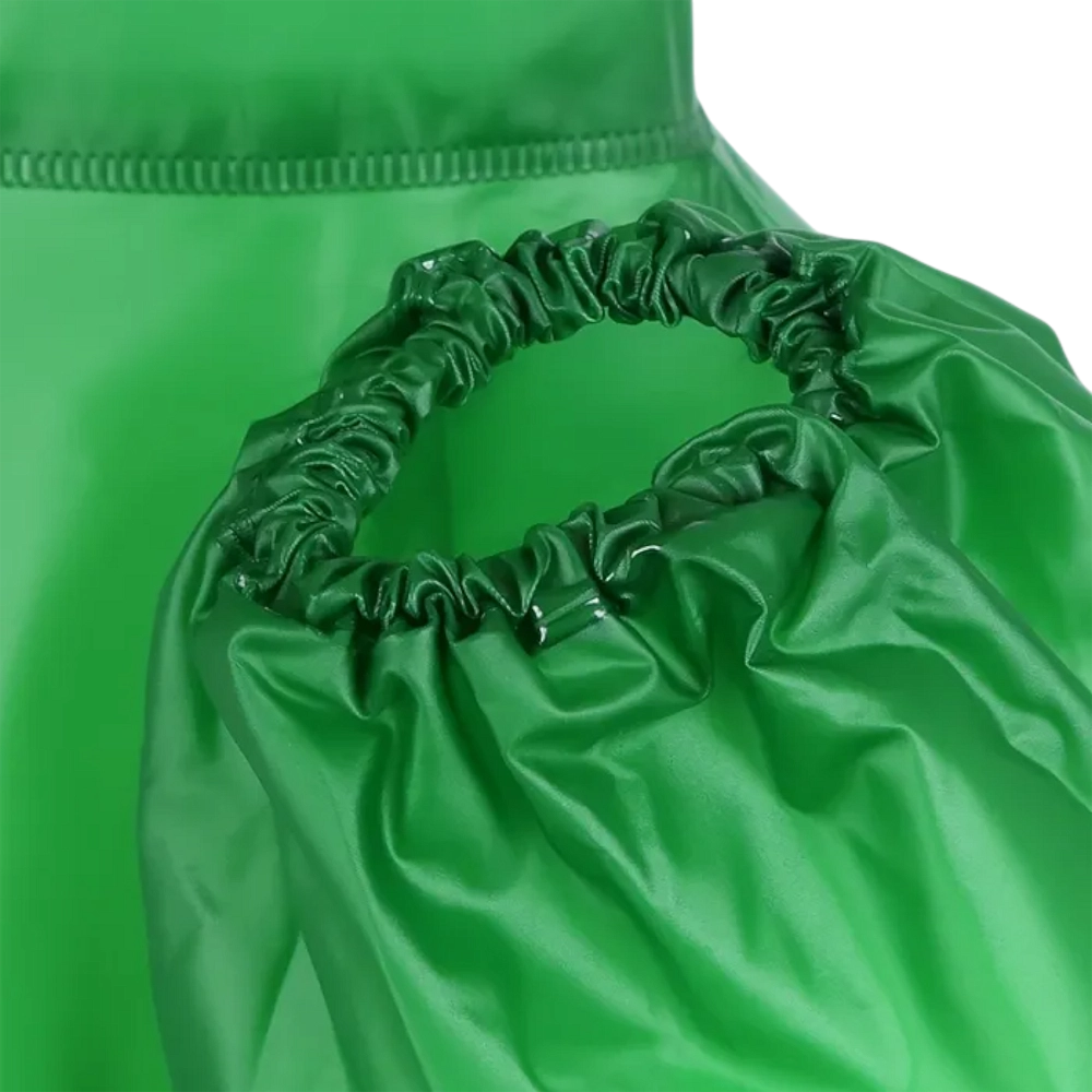 Дождевик-плащ, взрослый, цв. зеленый р. XL. Фото №5