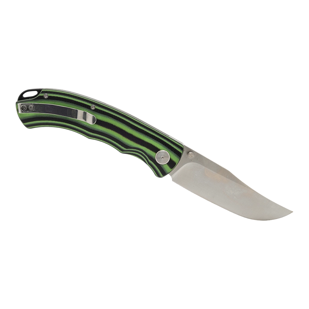 Нож складной МС "Таежник" сталь VG-10, рукоять G10 (черно-зеленая). Фото №2