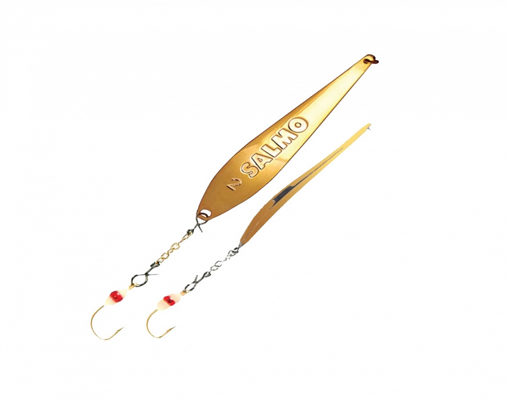 Блесна вертикальная зимняя Lucky John S-2-Z с цепочкой и крючком 04.0г G блистер. Фото №1