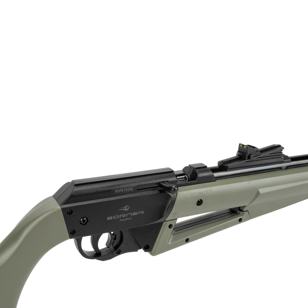 Винтовка пневматическая Borner FlexShot, Green cal. 4,5 мм, 3Дж. (multi-pump). Фото №14 Винтовка пневматическая Borner FlexShot, Green cal. 4,5 мм, 3Дж. (multi-pump). Фото №14