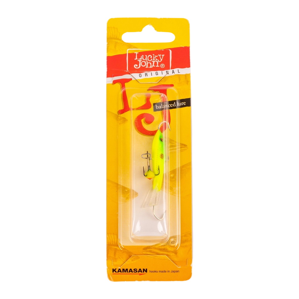 Балансир Lucky John CLASSIC 45мм, 8гр, цвет (19) с тройником. Фото №1 Балансир Lucky John CLASSIC 45мм, 8гр, цвет (19) с тройником. Фото №1