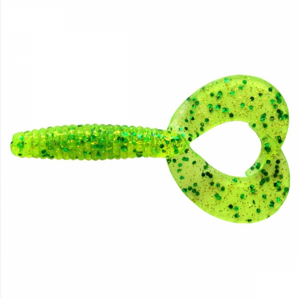 Твистер TAKEDO Hunter Двухвостый (50 мм, цвет D003, ароматизатор креветка, 8 шт). Фото №1