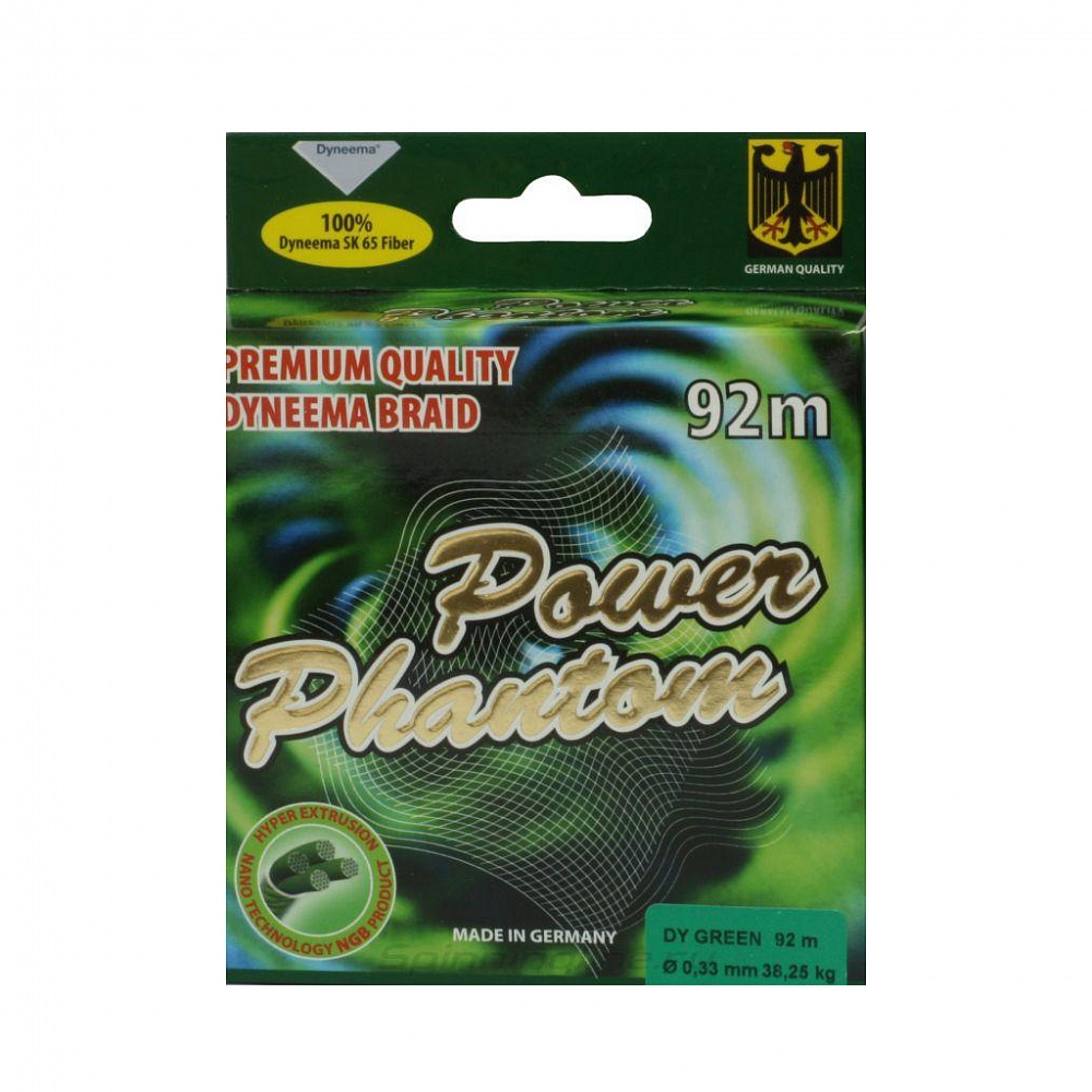 Шнур плетенный Power Phantom 4х 0,12мм 120м, 12kg, темно-зеленый. Фото №1 Шнур плетенный Power Phantom 4х 0,12мм 120м, 12kg, темно-зеленый. Фото №1