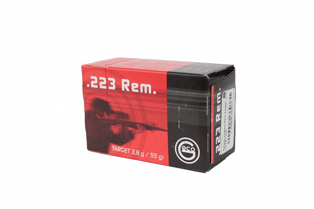 Патрон нарезной RWS GECO калибр 223 REM FMJ 3,6 гр. (в пачке 50 шт.). Фото №4 Патрон нарезной RWS GECO калибр 223 REM FMJ 3,6 гр. (в пачке 50 шт.). Фото №4