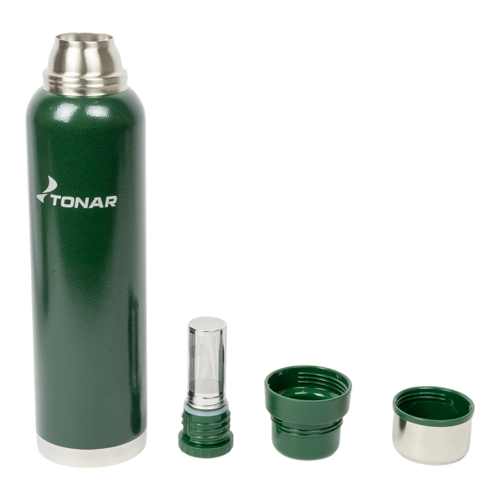 Термос (HS.TM-059-G) 1600ML с ситечком зеленый (2 крышки-кружки) TONAR, шт. Фото №2 Термос (HS.TM-059-G) 1600ML с ситечком зеленый (2 крышки-кружки) TONAR, шт. Фото №2