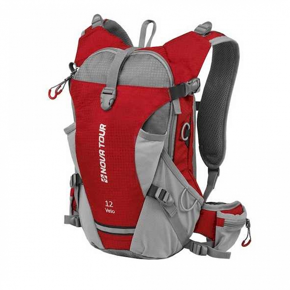 Рюкзак "Вело" 12л красный/серый (Nova Tour) . Фото №2 Рюкзак "Вело" 12л красный/серый (Nova Tour) . Фото №2