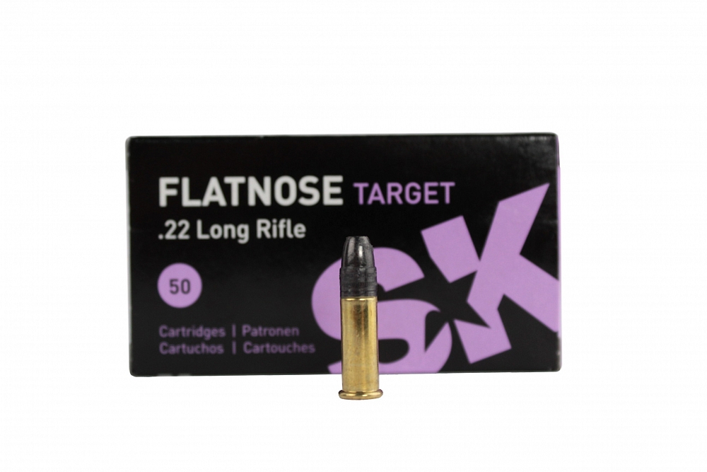 Патрон нарезной LAPUA калибр 22 LR FLATNOSE TARGET SK 2,59 гр. 40 grn. (в пачке 50 шт.). Фото №2