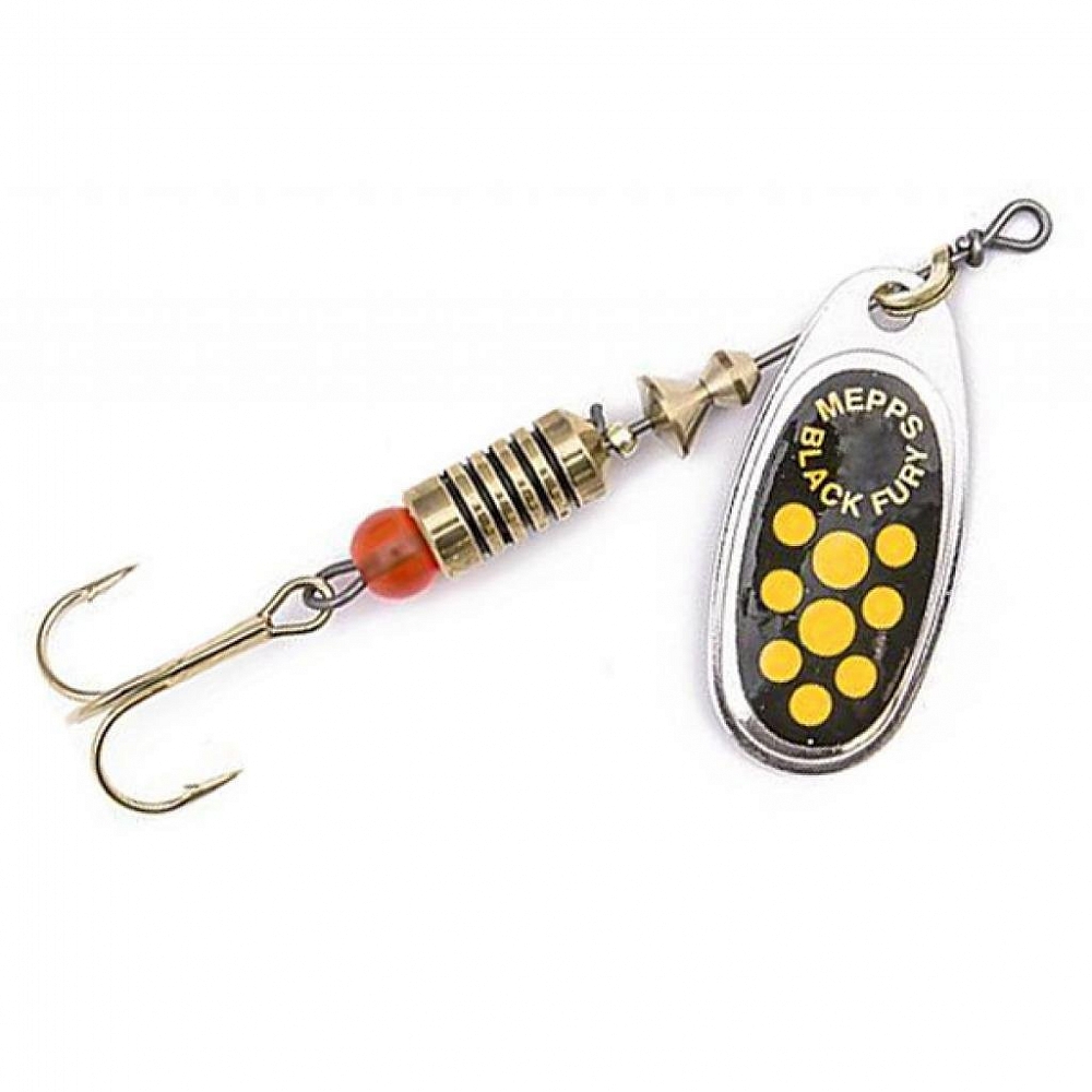 Блесна Mepps Black Fury 3 Silver-Yellow. Фото №1