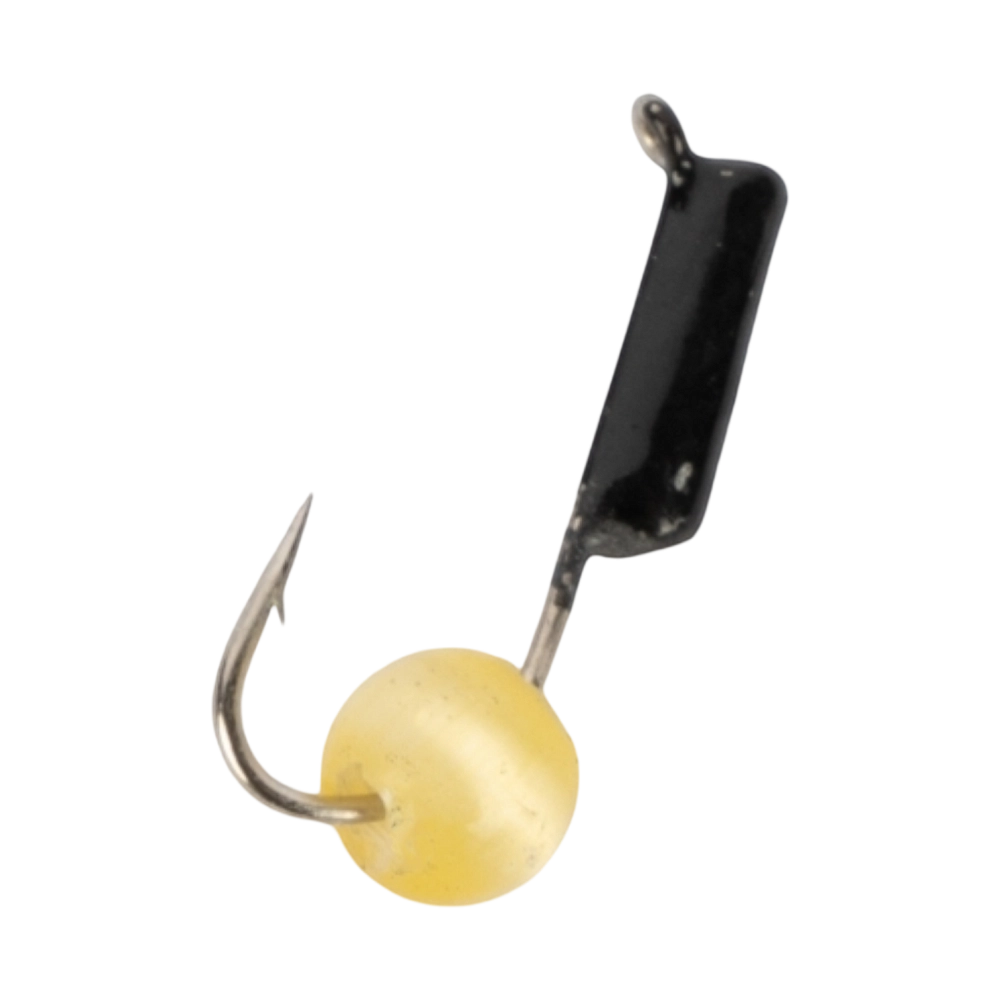 Мормышка вольфрамовая Trye Weight черная "Гвоздешарик" d1,5мм кошачий глаз, желтый (10шт). Фото №2 Мормышка вольфрамовая Trye Weight черная "Гвоздешарик" d1,5мм кошачий глаз, желтый (10шт). Фото №2