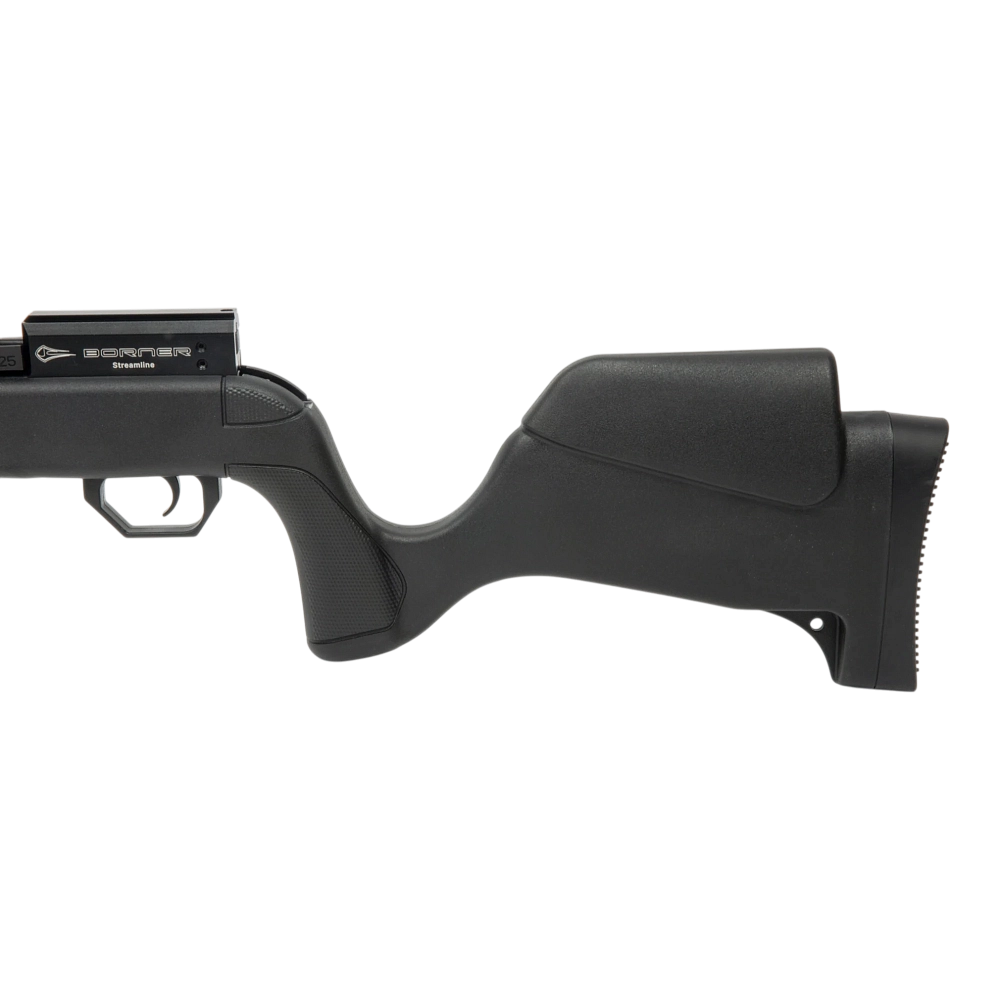 Винтовка пневматическая Borner PCP Streamline Regulator cal. 6,35 мм, 3Дж. (2 маг, черный пластик). Фото №3