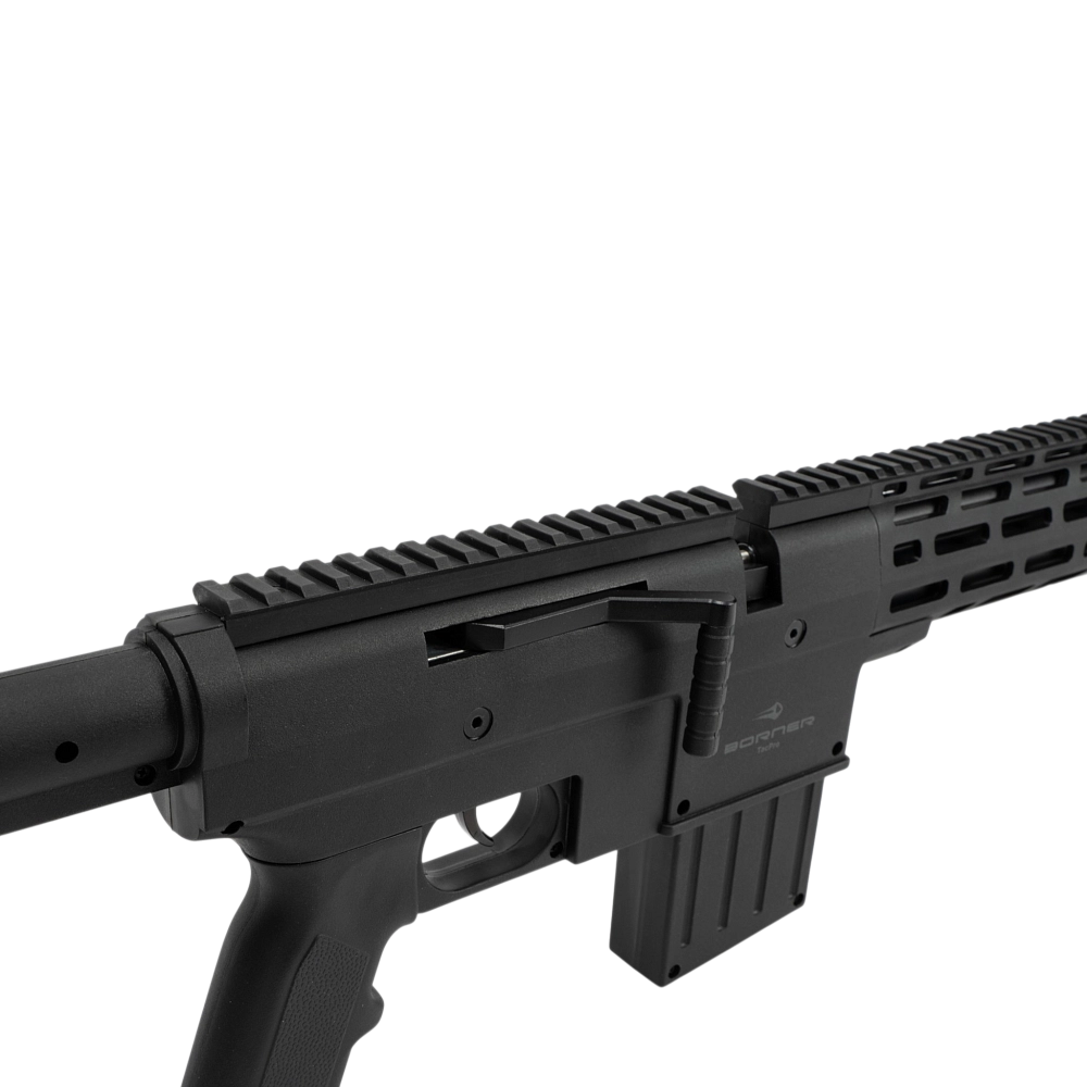 Винтовка пневматическая Borner PCP TacPro cal. 6,35 мм, 3Дж. (пластик черный). Фото №16