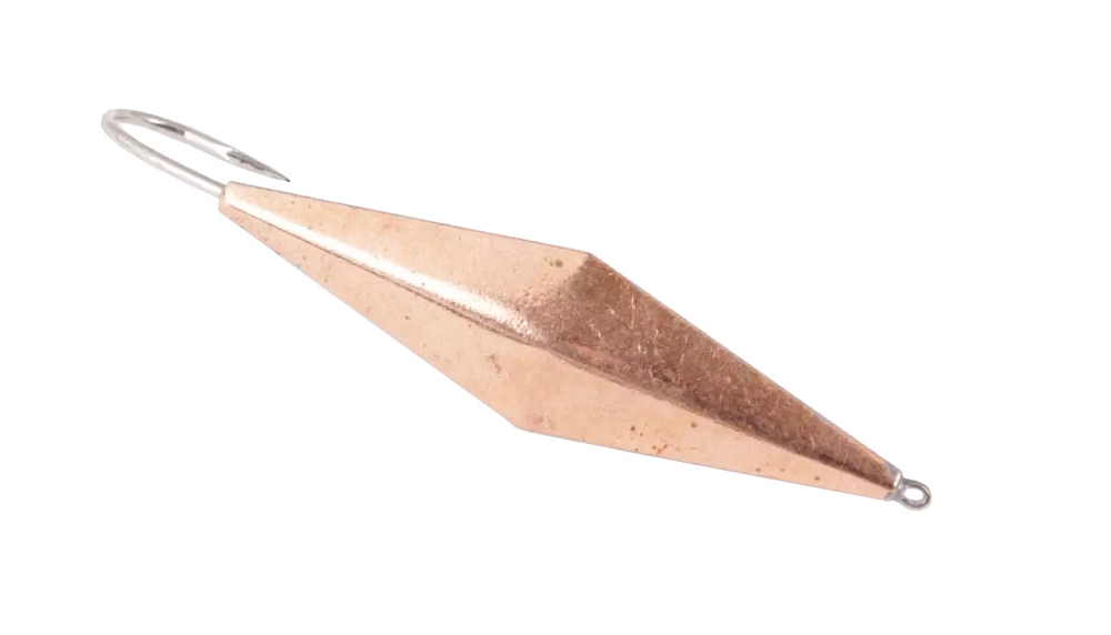 Блесна зимняя DIXXON-RUS "Ромб" (медь) (6,5гр) (3шт) блистер. Фото №1