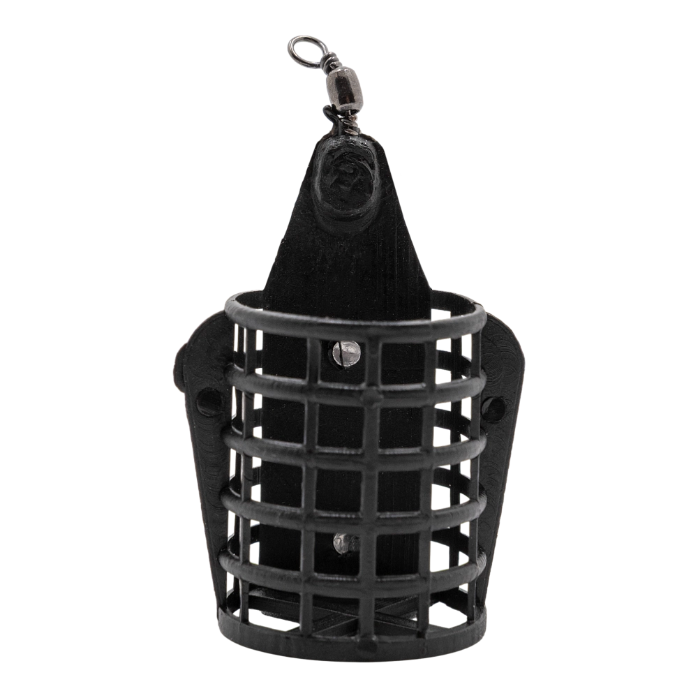 Кормушка фидерная с крыльями пласт с вертл черн 32мм 30гр. Фото №3