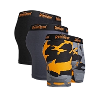 Мужские трусы боксеры Remington, набор 3 шт, микс серый 013 р. 3XL