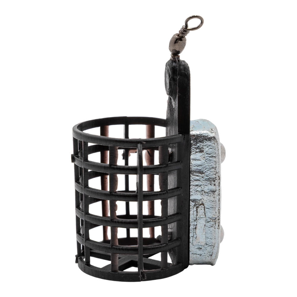 Кормушка фидерная с крыльями пласт с вертл черн 32мм 45гр. Фото №1 Кормушка фидерная с крыльями пласт с вертл черн 32мм 45гр. Фото №1