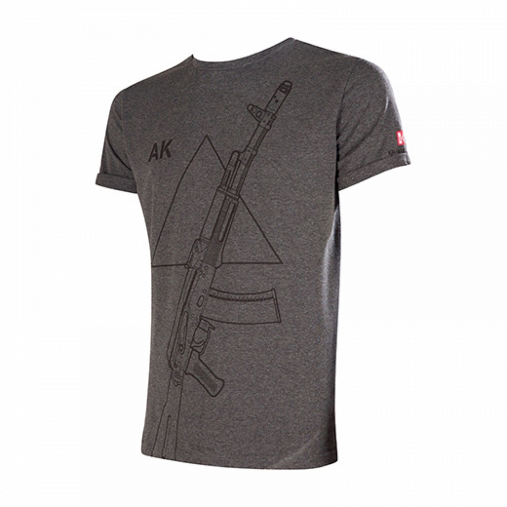 Футболка с коротким рукавом, макет "АК Автомат" (L). Фото №2 Футболка с коротким рукавом, макет "АК Автомат" (L). Фото №2