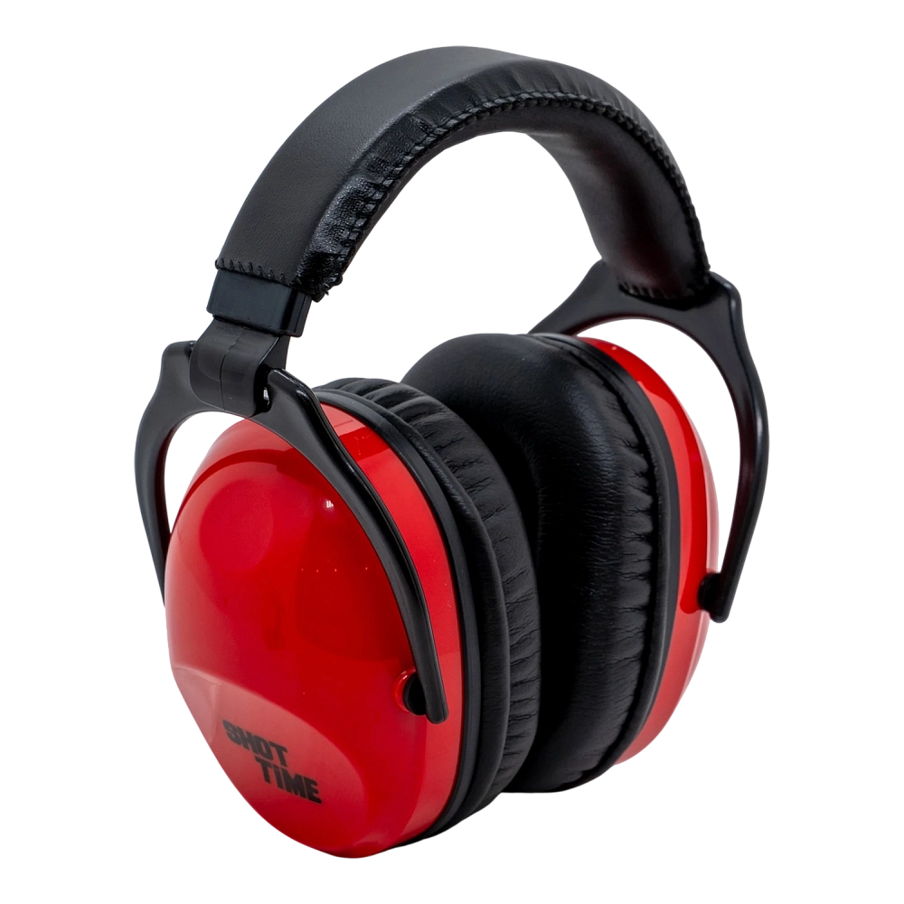 Наушники противошумные ShotTime 15 стрелковые, NRR 22dB /SNR 27dB,красные, 200г. Фото №2