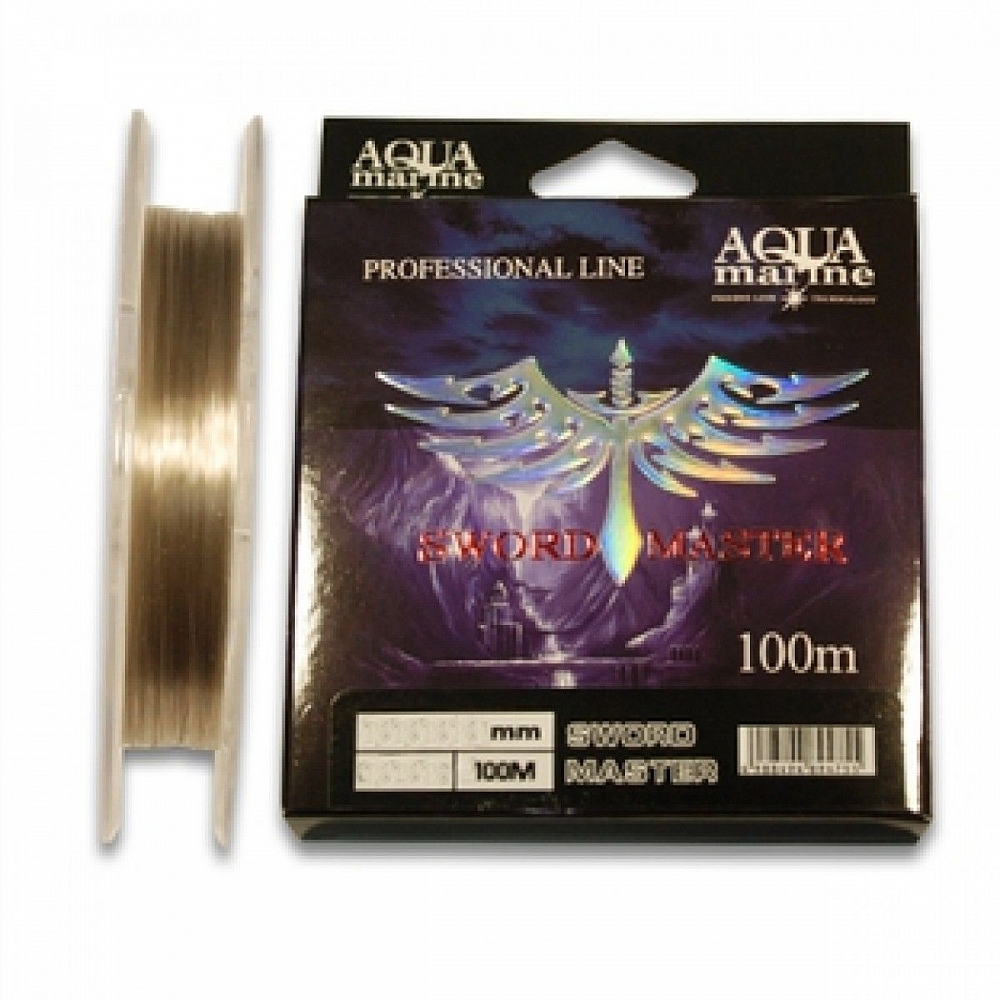 Леска универсальная SWORD MASTER 5.0 (0.369 мм. 13.76 кг.) 100 м. (светло серая). Фото №1
