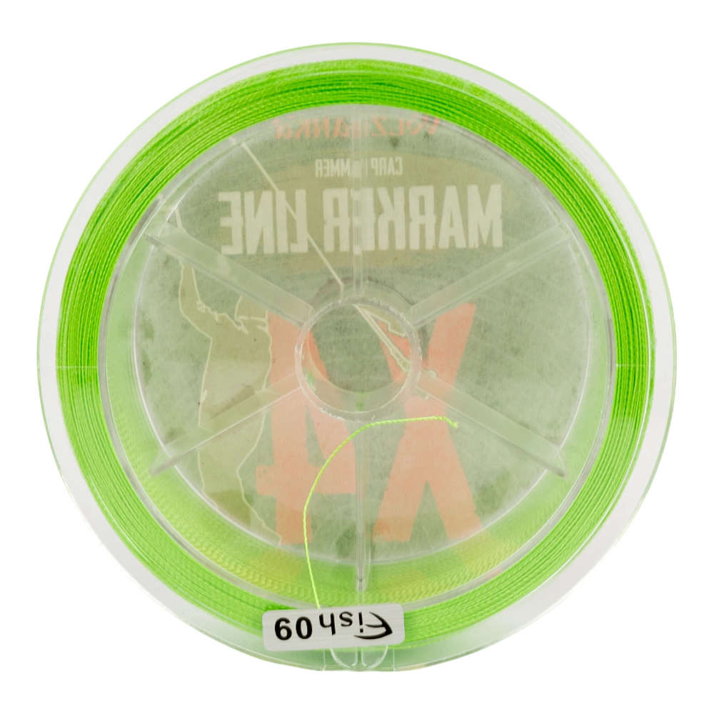 Шнур плетеный Волжанка Carp Hammer "Marker Line X4" 300м/0.20мм 16LB цв. зеленый. Фото №4