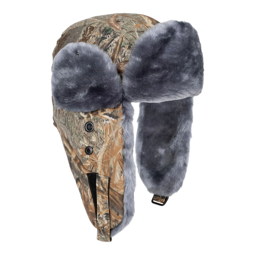 Шапка ушанка утепленная Ангара / смесовая ткань / тросник-2 ((59-60)). Фото №3