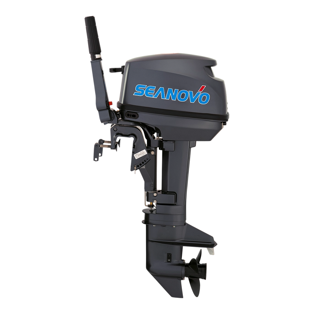 Лодочный мотор Seanovo, двухтактный, 9.8 л.с., короткая нога,SN9.8FHS, вес 26 кг. Фото №2 Лодочный мотор Seanovo, двухтактный, 9.8 л.с., короткая нога,SN9.8FHS, вес 26 кг. Фото №2