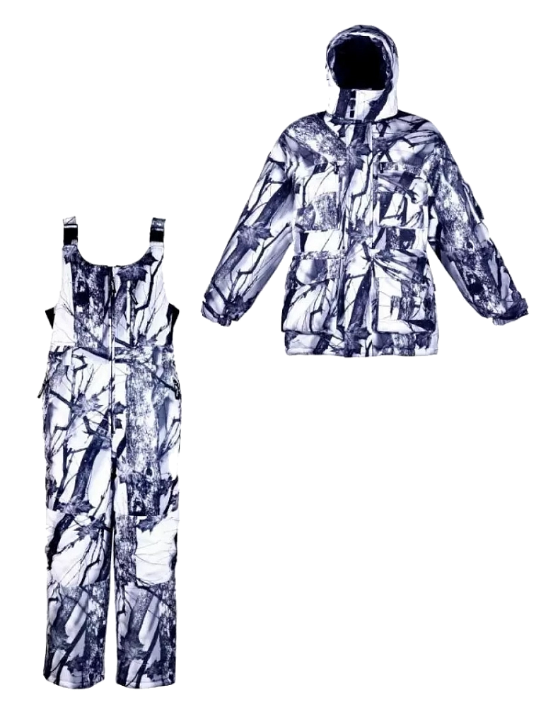 Костюм демисезонный "ИНЕЙ" (зимний лес) р. 56-58. Фото №1