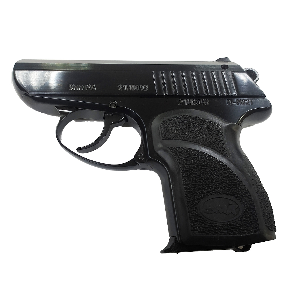 Пистолет ООП П-М22Т, (полированный, рукоятка Орех), 9 мм Р.А.. Фото №2