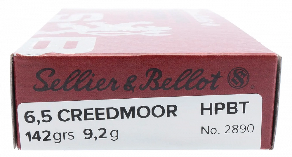 Патрон нарезной SELLER&BELLOT калибр 6.5 Creedmoor ОТМ (HPBT) 9,2г (в пачке 20 шт.). Фото №4 Патрон нарезной SELLER&BELLOT калибр 6.5 Creedmoor ОТМ (HPBT) 9,2г (в пачке 20 шт.). Фото №4